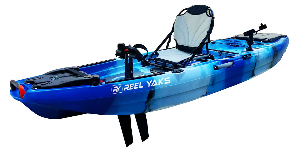 9.5ft Modular Raider Pedal Fishing Kayak | Propeller Drive | Super  Lightweight, 400lbs Capacity | Easy to Store - Easy to Carry |No roof Racks  - No